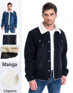 Chaqueta de Hombre con Chiporro  x 12  Unds. Talla: M - L - XL - XXL