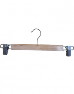 Colgador de Madera con Pinza Color Único x 12 Unds.