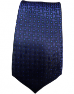 Corbata de Hombre con Diseño Color Azul x 12 Unds.