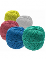 Ovillo de Cordel Plastico Colores Surtidos x 12 Unds. Medida: 39 × 16 × 9 cm aprox.