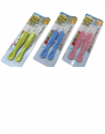 12 Set de Cucharas para Bebe Colores Surtdos.(1 Set Trae: 2 PCS)