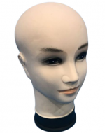 Cabeza de Maniquí Plástico Duro  Hombre x 4 Unds.