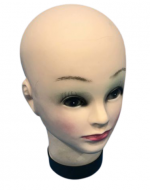Cabeza de Maniquí Plástico Duro Mujer x 4 Unids.