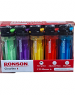 4 Cajas de Encendedor Ronson Tranparente . (1 Caja Trae: 20 PCS )