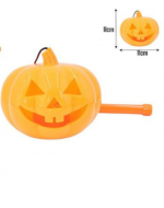 Calabaza con Sonido y Luz  x 6 Unds. Medida :11  cm aprox