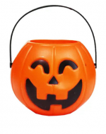 Calabaza de Plástico x 6 Unds.Medida: 16 x 14 cm aprox.