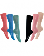 Calcetín Mujer Bamboo + Diabético Sin Costura x 12 Pares. Talla: 35 - 39