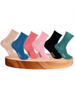 Calcetín Mujer Bamboo Sin Costura x 12 Pares. Talla: 31 a la 35