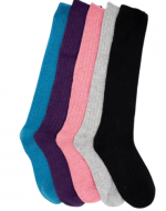 Calcetín de Mujer Cachemira sin Costura Larga  x 12 Pares. Talla: 35 - 39