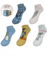 Calceta de Algodón Mujer Corto Tobillo x 12 Pares.