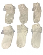 Calcetines de Niña con Vuelo x 24 Pares.Talla:18 / 20 - 20 /  22