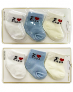 8 Set de Calcetines de Bebe.Talla: 0 a 12 Meses.(1 Set Trae: 3 PCS)