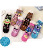 Calcetines de Mujer con Chiporro Modelos Surtidos x 12 Pares.Tallas: 36 al 42