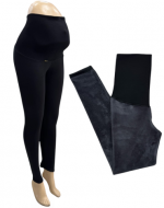Calza Pitillo Maternal Color Negro x 3 Unds. Talla: Estándar