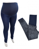 Calza Pitillo Maternal Color Azul Jeans x 3 Unds. Talla: XXL