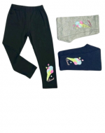 Calza de Niña con Diseño x 15 Unds. Talla: 3 a 8 años.