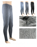 Calzoncillo Largo Hombre Algodón con Polar x 12 Unds. Tallas: M/XL - XL/XXL