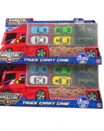 4 Set de Camión con Lanzador de  Autos .(1 Set Trae:6 PCS)