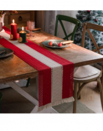 Camino de Mesa Navideño Malla x 4 Unds. Medida: 33 x 180 cm aprox.
