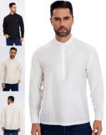Camisa de Hombre Algodón Colores Surtidos x 12 Unds. Talla: S - M - L - XL