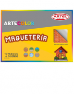 6 Set de Carpeta de Maquetaría ARTE COLOR  (1 Set Trae:10 Hojas - 6 Diseños) Medidas : 25 x 37 cm aprox