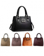 Cartera Eco Cuero Colores Surtidos x 6 Unds. Medida: 29.5 x 23.5 x 13 cm aprox.