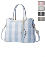 Cartera Eco Cuero con Diseño Colores Surtidos  x 6 Unds.Medida: 28 x 11 x 22 cm aprox