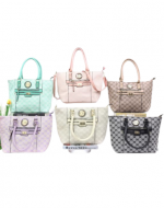 Cartera con Diseño Colores Surtidos x 6 Unds.Medida: 43 x 13 x 30  cm aprox
