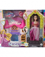 Castillo De Princesas Con Accesorios x 4 Unds. Medidas: 35 x 39 cm aprox.