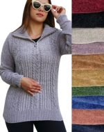 Chaleco Beatle de Dama Chenille con Cierre x 12 Unds.Talla: Estándar