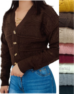 Chaleco Lana de Mujer Colores Surtidos x 6 Unds.Talla: Estándar