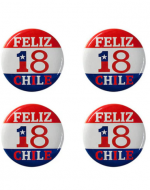 10 Set Chapa de Chile Modelos Surtidos.Medidas: 5.8 cm aprox.(1 Set Trae: 4 PCS)