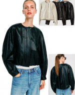 Chaqueta Mujer Eco Cuero Colores Surtidos x 12 Unds.Talla : XS - S - M - L