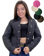 Chaqueta Puffa para Dama x 24 Unds. Tallas: XS - S - M - L