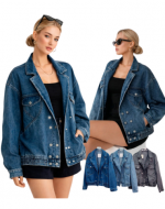 Chaqueta de Jean Mujer Colores Surtidos x 12 Unds.Talla: S - M - L