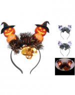 Cintillo de Halloween con Luz Modelos Surtidos x 12  Unds.