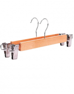 Colgador Madera con Pinzas x 20 Unds. Medida: 32 cm aprox.