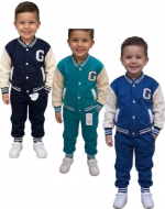 Conjunto Universitario de Niños con Chiporro  Colores Surtidos x 12 Unds. Talla: 1 - 2 - 3 - 4 años.