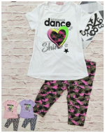 Conjunto de Niña Colores Surtidos x 15 Unds.Talla: 8 - 10 - 12 - 14 - 16