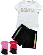 Conjunto de Niña Colores Surtidos x 15 Unds.Talla: 8 - 10 - 12 - 14 - 16