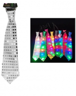 Corbata de Fiesta con Luz x 12 Unds.
