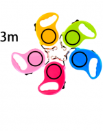 Correa para Mascotas Extensible Colores Surtidos x 4 Unds.Medida : 3 M aprox.