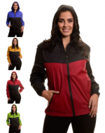 Cortaviento Mujer con Gorro Colores Surtidos x 20 Unds. Talla: M - L - XL - XXL - 3XL