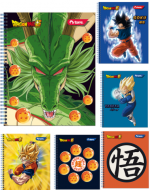 Cuaderno Universitario Dragon Ball 7 Mm 100 Hojas Torre x 10 Unds.