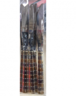4 Set de Cuchillo  de Metal.(1 Set Trae: 6 PCS)