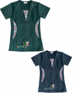 Delantal de Mujer con Diseño Dos Colores x 12 Unds. Talla : S - M - L - XL - 2XL