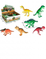 2 Set de Dinosaurios Surtidos. Medida: 8 x 6 x 18 cm aprox. (1 Set Trae: 6 PCS).