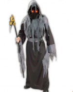 Disfraz de Espectro Gris para Adulto de Halloween x 4 Unds.Talla: S - M - L