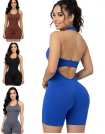 Enterito con Deportivo con Escote Atras Colores Surtidos x 6 Unds .Talla: S / M  - M / L