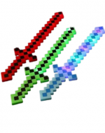 Espada Maicraf con Luz x 6 Unds.